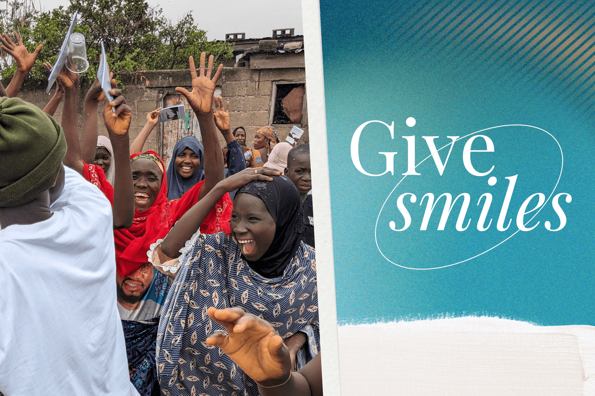 a group of happy people