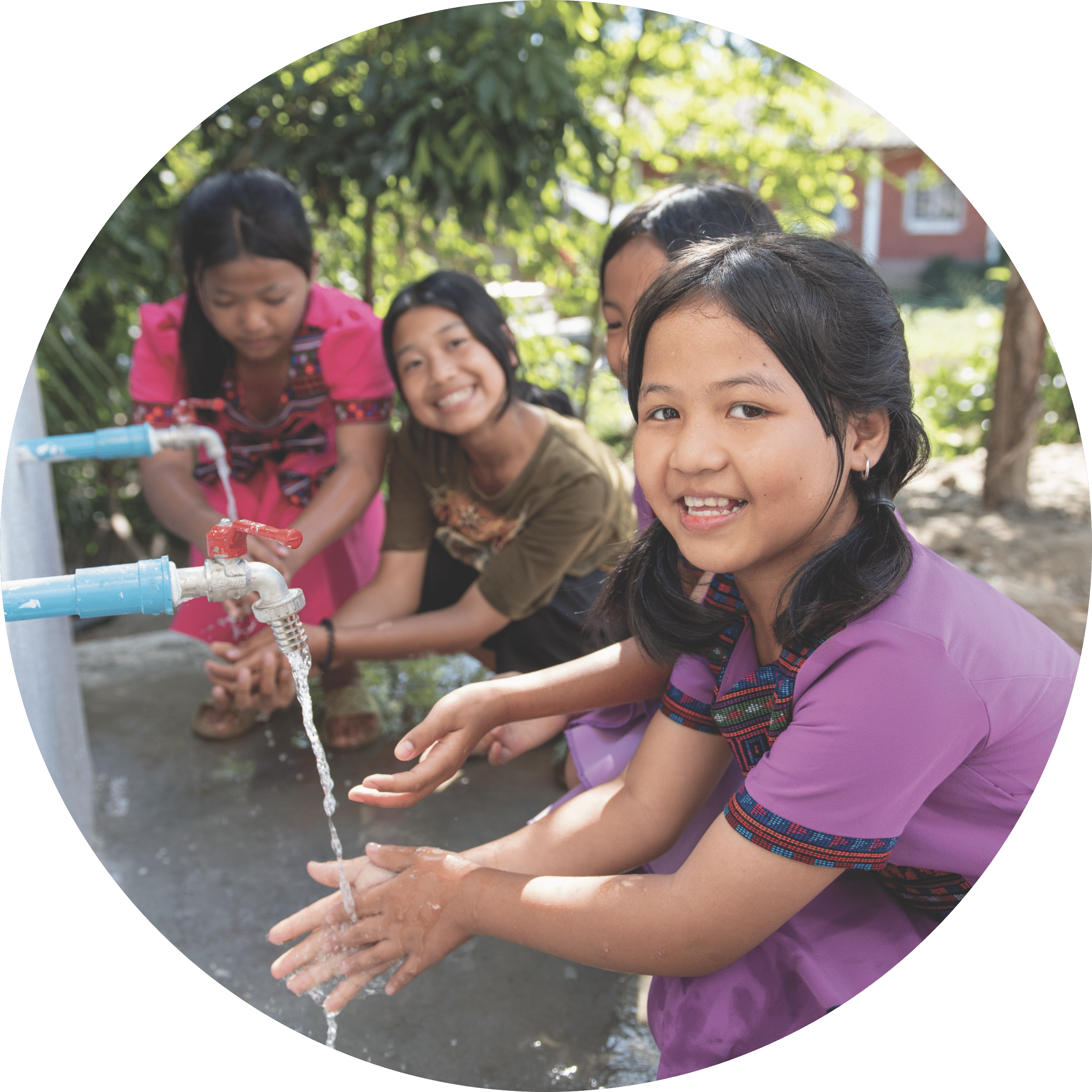 Image of children smiling.
