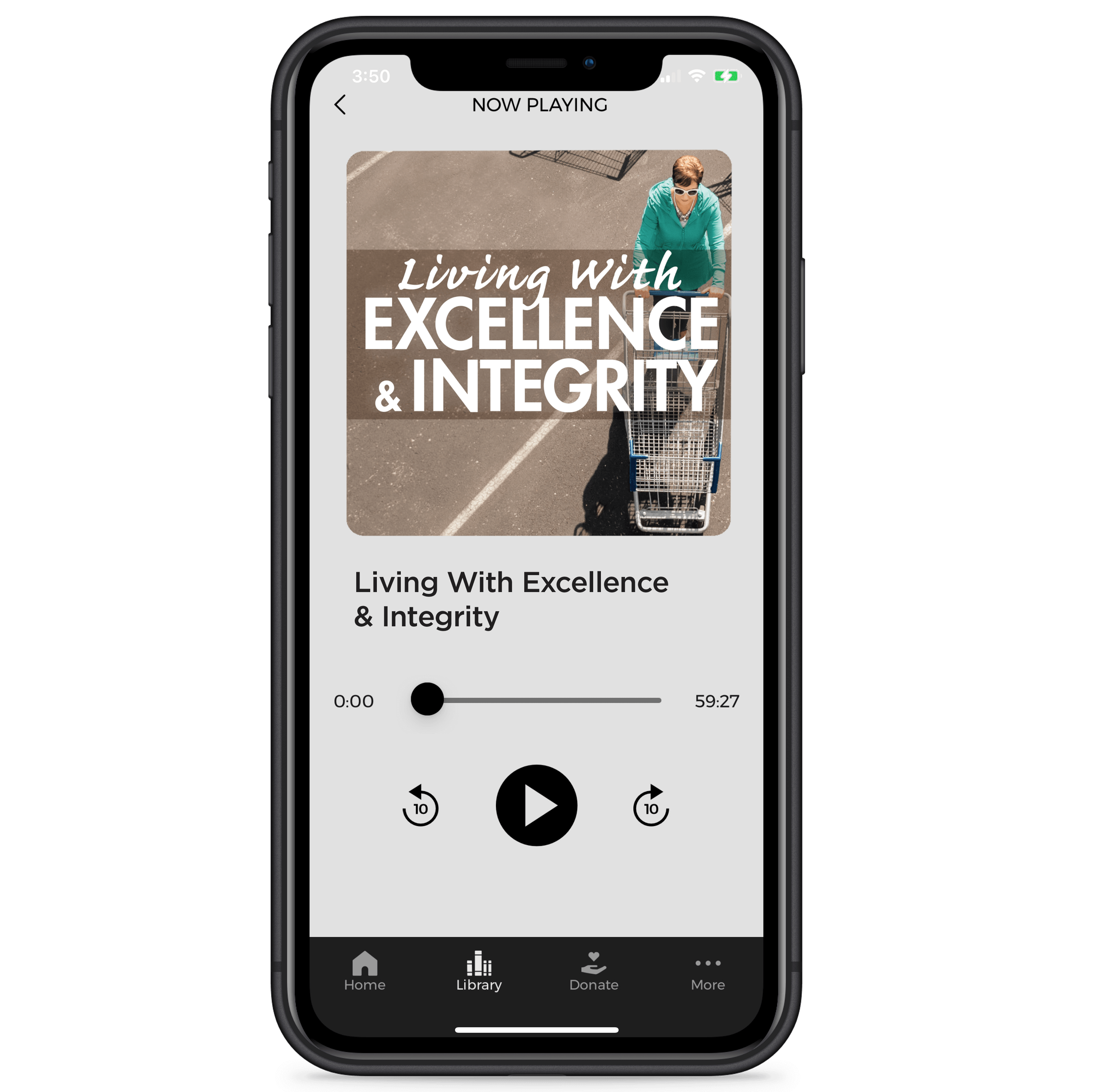 Living with Excellence and Integrity - Digital Audio Teaching