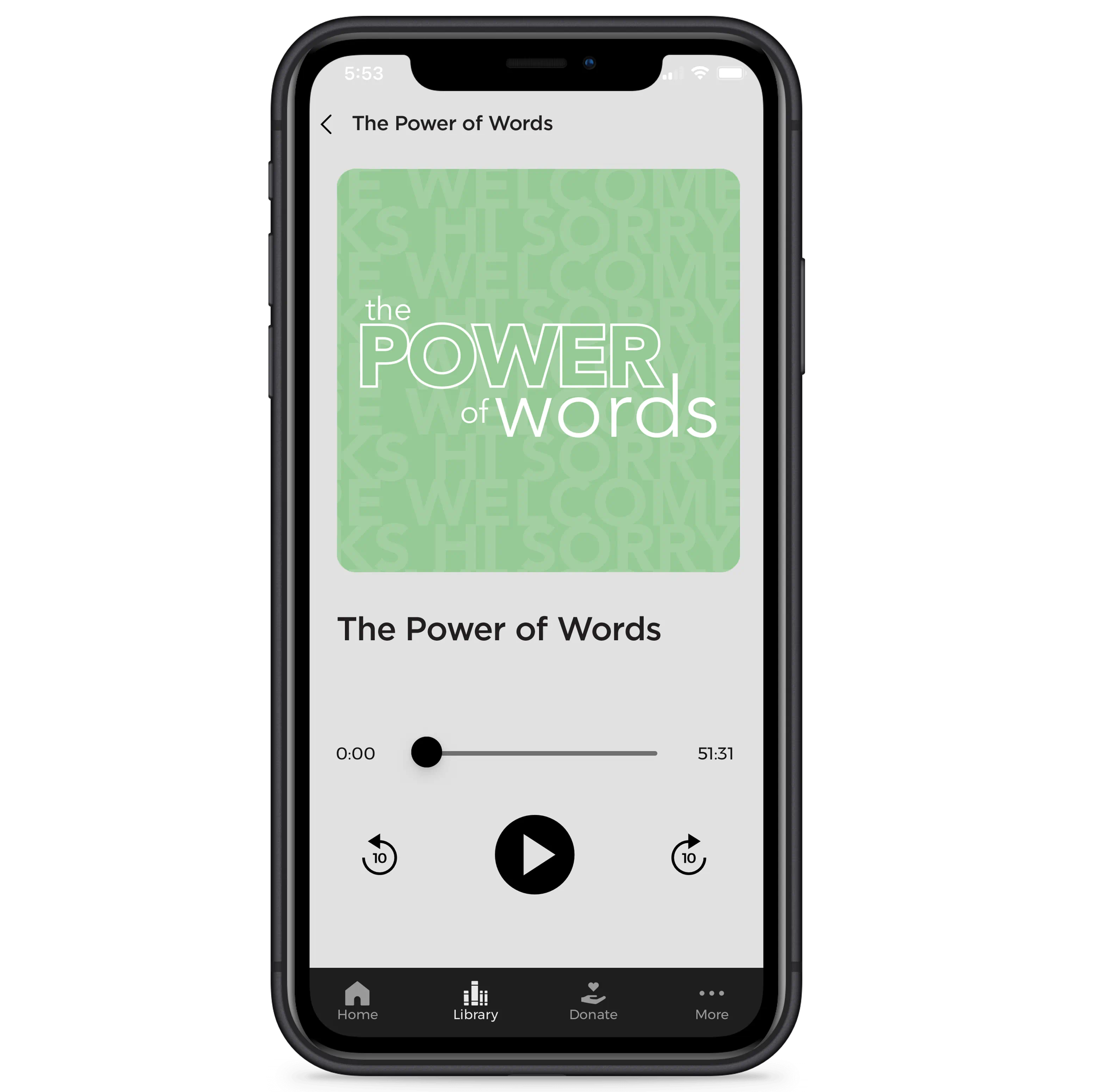 The Power of Words – Digital Audio Teaching