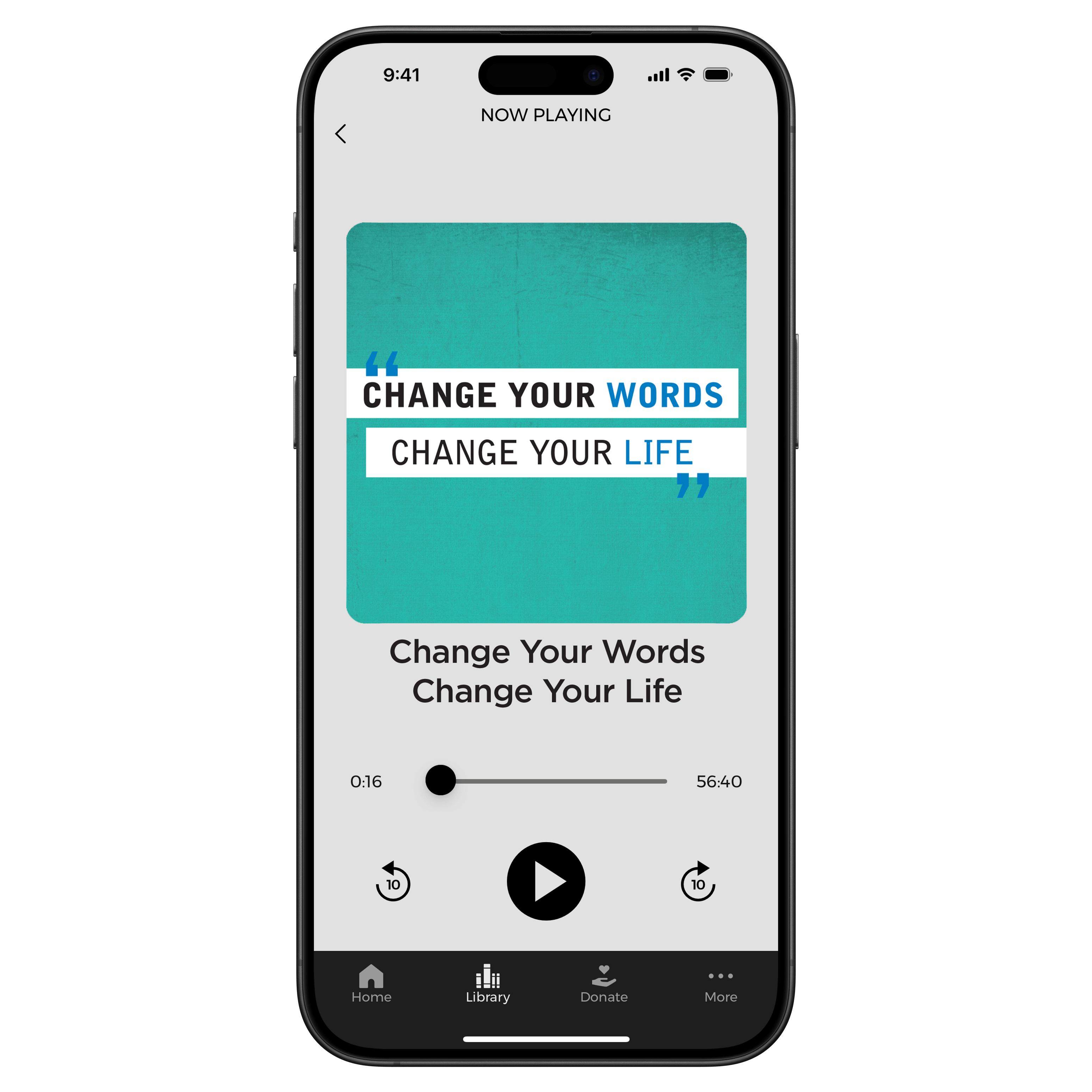 Change Your Words, Change Your Life - Digital Audio Teaching