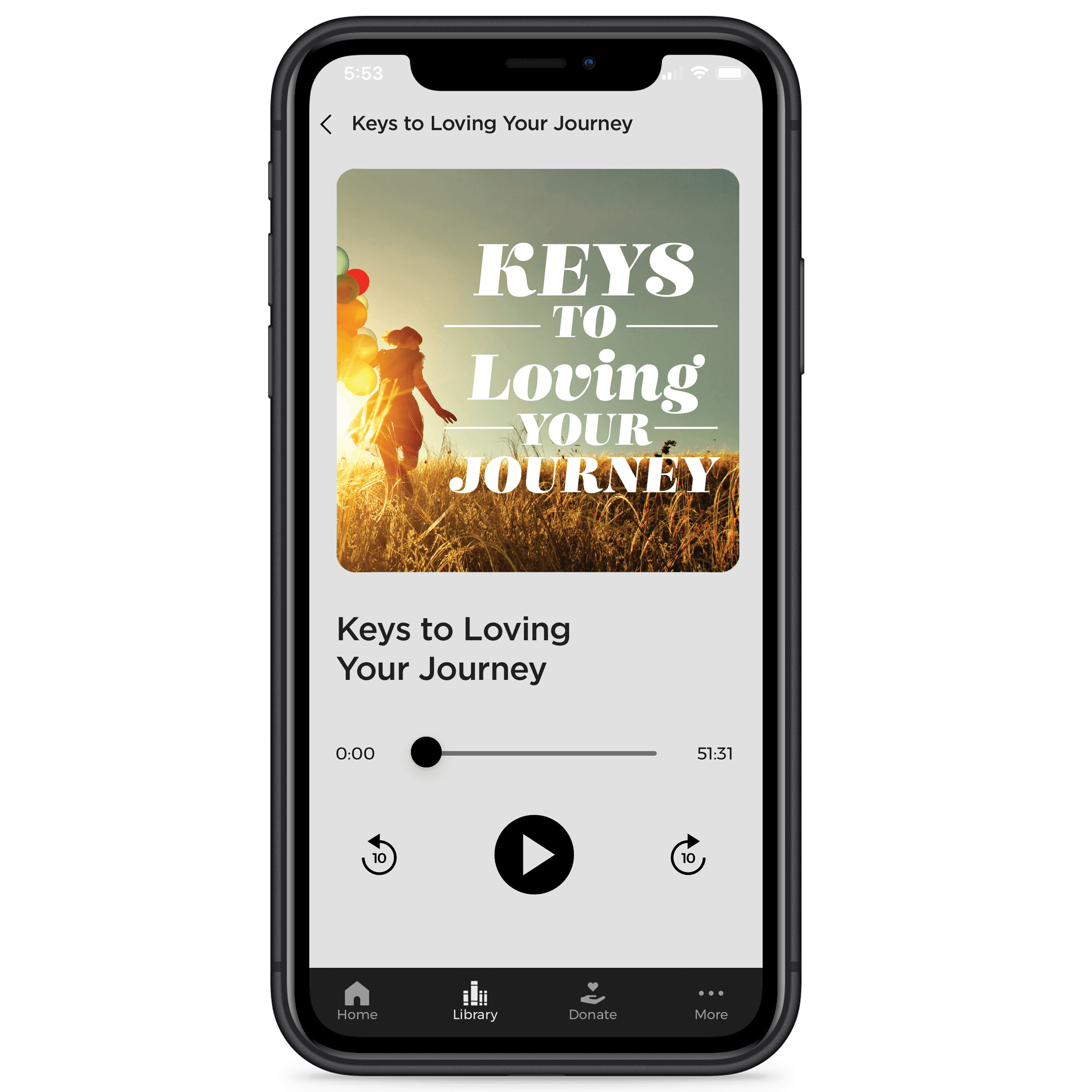 Keys to Loving Your Journey - Digital Audio Teaching