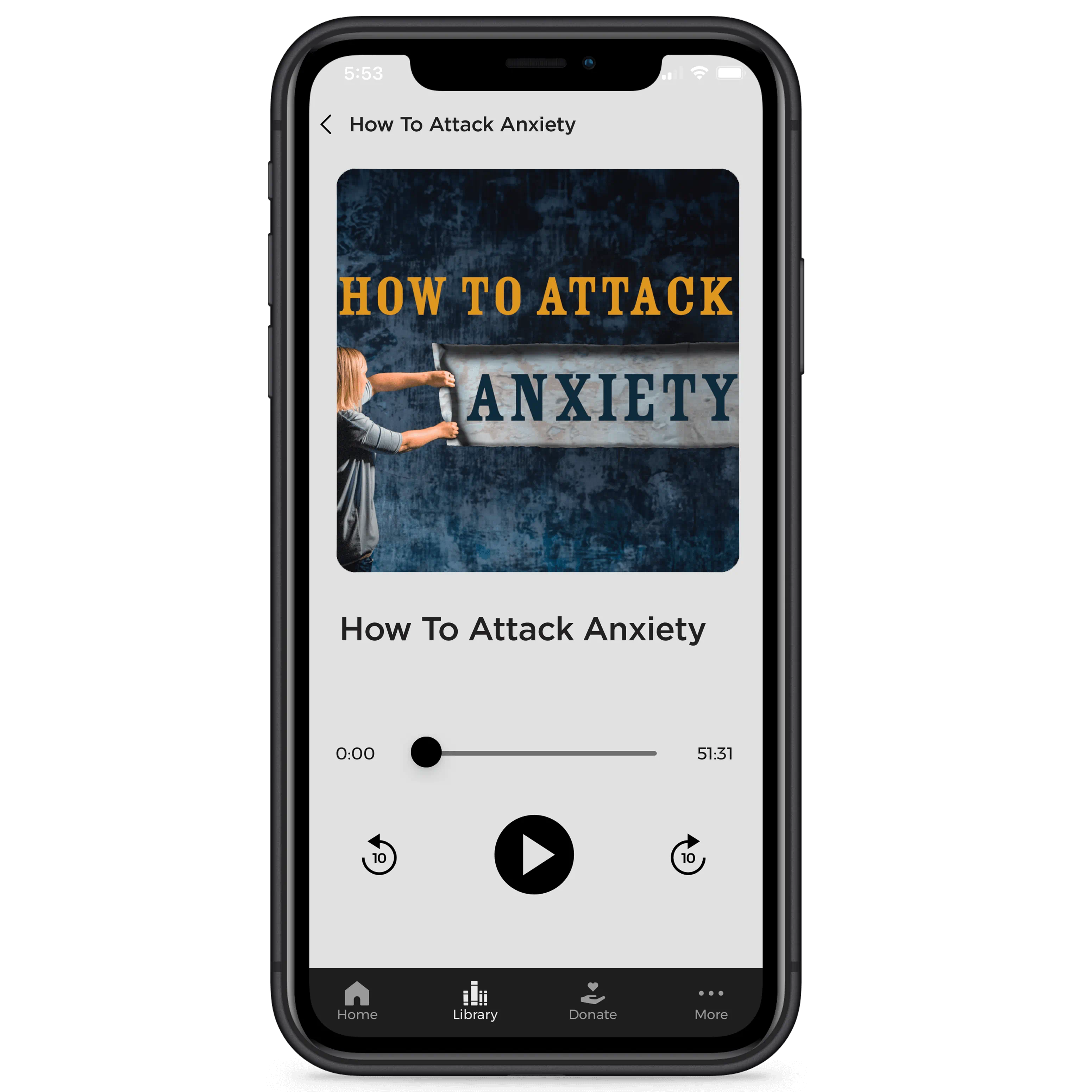 How to Attack Anxiety