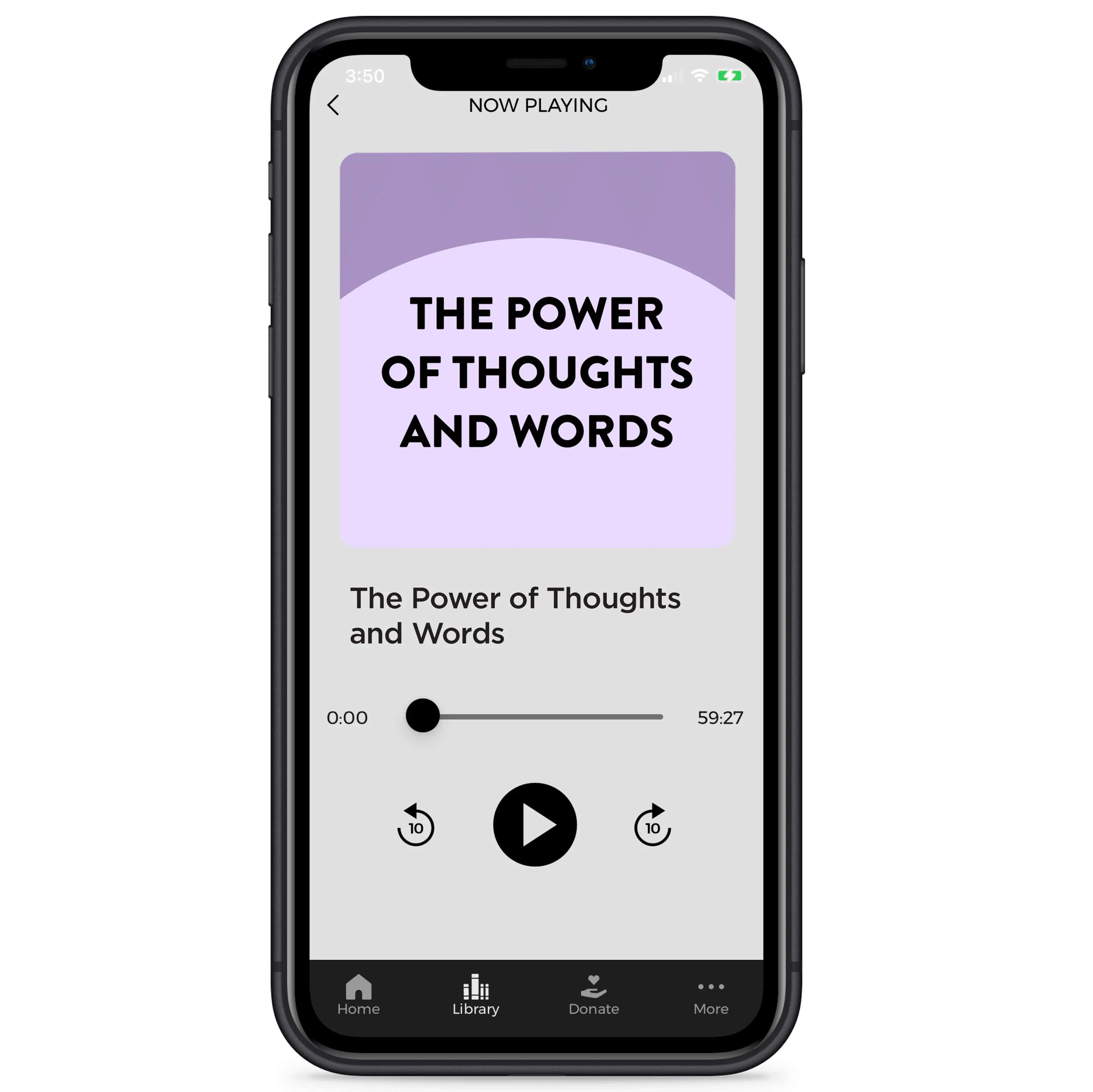 The Power of Thoughts and Words – Digital Audio Teaching